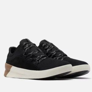 Sorel Out N About III Plus Lace Black Sneaker Waterproof Suede Size 9